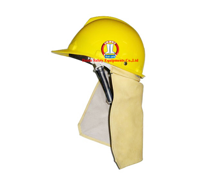 Mũ nhựa vàng có gáy che